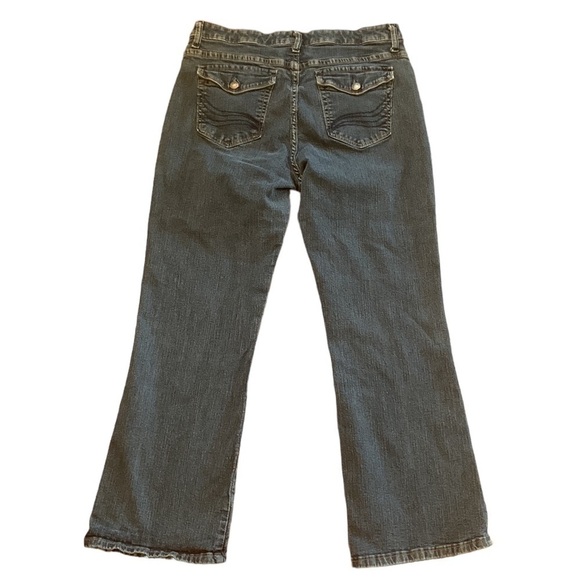 Lee Slender Secret Lower on the Waist Cotton Blend Denim Blue Jeans Size 4 Short - Picture 3 of 9